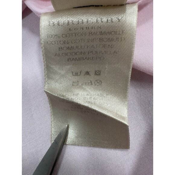 Burberry London Mens Shirt Pink EKD Nova Check Flip Cuff Size Large Button Down - Picture 9 of 14